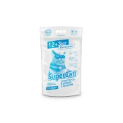 Древесный наполнитель SuperCat для туалета, эконом, 15 кг