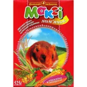 Макси корм хомячок, 525 г + мелок