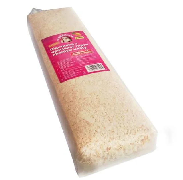 Мой Пушистик древесная подстилка прессованная, лимон, 1 кг