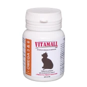 Кормовая добавка VitamAll для улучшения шерсти, для котов, 100 табл/50 г