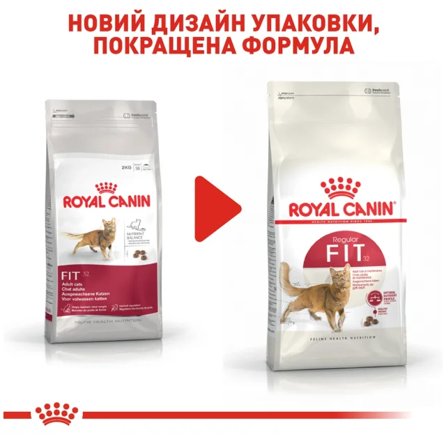Сухой корм Royal Canin Fit 32 для кошек, 4 кг