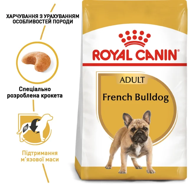 Сухий корм Royal Canin French Bulldog Adult для французького бульдога, 3 кг