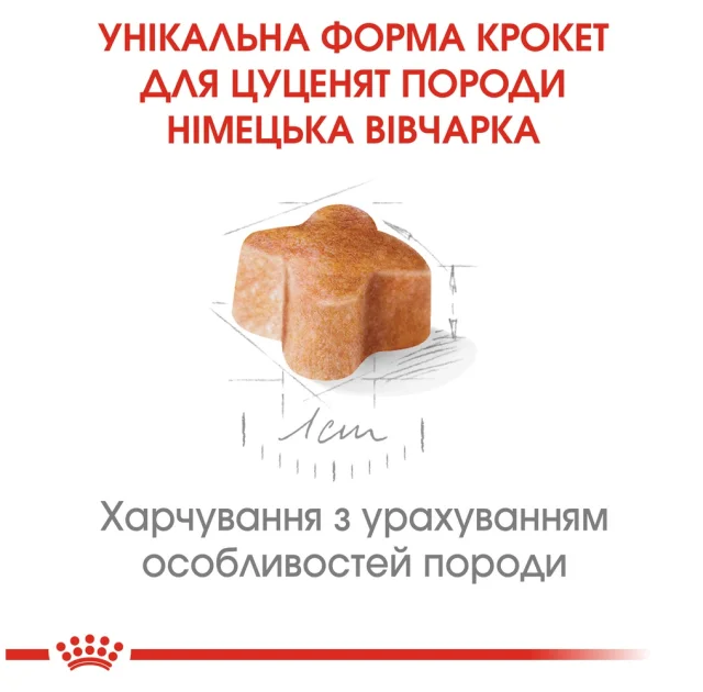 Сухий корм Royal Canin German Shepherd Puppy для цуценят німецької вівчарки до 15 місяців, 12 кг
