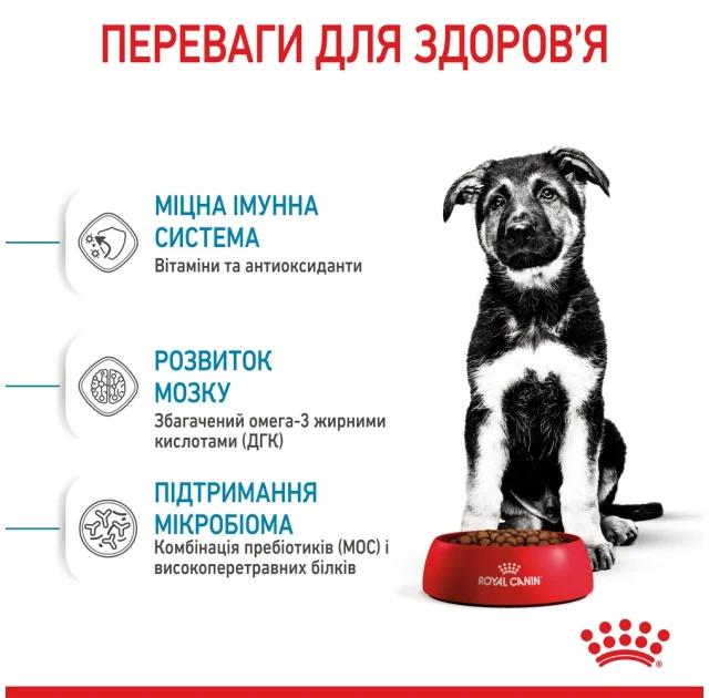 Сухой корм Royal Canin Maxi Puppy для щенков крупных пород с 2 до 15 месяцев, 1 кг