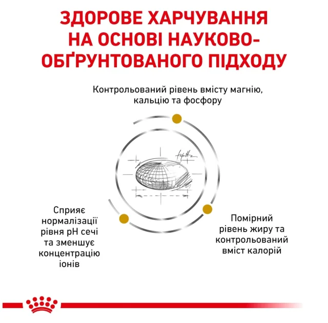 Сухий корм Royal Canin Urinary S / O Moderate Calorie при сечокам'яній хворобі у котів, 400 г