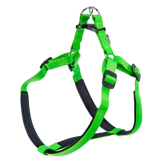 Нейлоновая шлейка Ferplast Daytona P Harness Small Green для собак, A: 42÷48 см, B: 43÷52 см