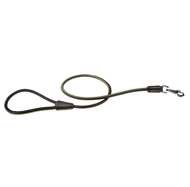 Поводок из эко-кожи Ferplast Derby G10/110 Black для собак, 10 мм, 110 см