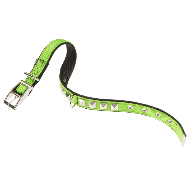 Нейлоновий нашийник Ferplast Dual CF20 / 43 Colours Green-Black для собак, 20 мм, A: 35 ÷ 43 см