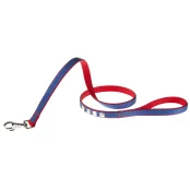 Нейлоновый поводок Ferplast Dual G20/120 PI Blue-Red для собак, 20 мм, 120 см