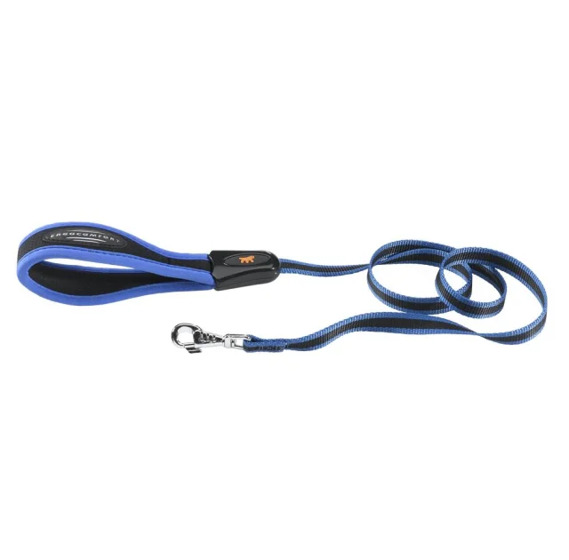 Поводок Ferplast Ergocomfort G20/120 Blue для собак с эргономичной ручкой на подкладке, 20 мм, 120 см