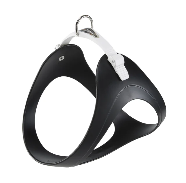 Эластичная шлейка Ferplast Ergoflex M Black для собак с системой регулировки, A: 45,5÷53,5 см, B: 49÷57 см