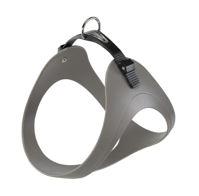 Эластичная шлейка Ferplast Ergoflex M Grey для собак с системой регулировки, A: 45,5÷53,5 см, B: 49÷57 см