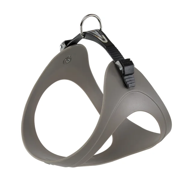 Эластичная шлейка Ferplast Ergoflex XS Grey для собак с системой микрорегулировки, A: 30÷38 см, B: 33÷41 см