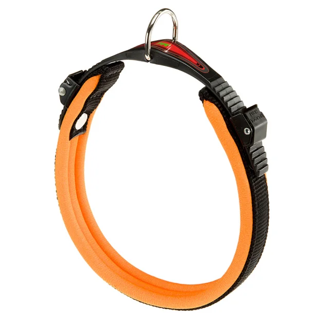 Нашийник на м'якій підкладці Ferplast Ergofluo C15 / 42 Orange для собак, A: 34 ÷ 42 см, B: 15 мм