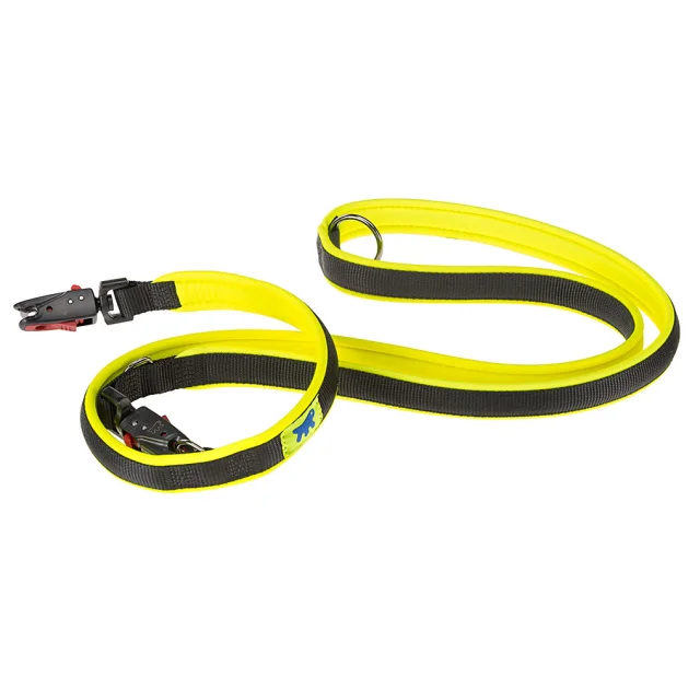 Поводок Ferplast Ergofluo Matic GA25/200 желтый, для собак с автоматическим карабином, 25 мм, 200 см