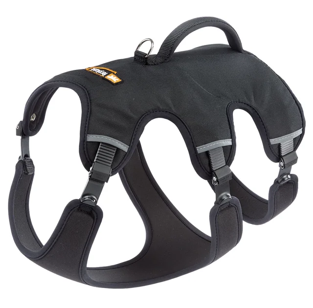 Эргономичная шлейка Ferplast Ergotrekking P L Black для собак с системой микро-регулирования