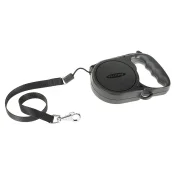 Автоматичний поводок-рулетка для собак до 40 кг Ferplast Flippy Regular Large Black, чорний, 5 м