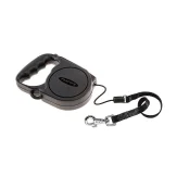 Автоматичний поводок-рулетка для собак до 12 кг Ferplast Flippy Regular Small Black, чорний, 5 м
