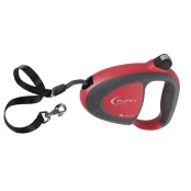 Поводок-рулетка для собак до 50 кг Ferplast Flippy Tech Tape L Red зі стрічкою, червоний, 5 м