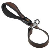 Кожаный поводок Giotto GM25/60 Brown для собак, 25 мм, 60 см