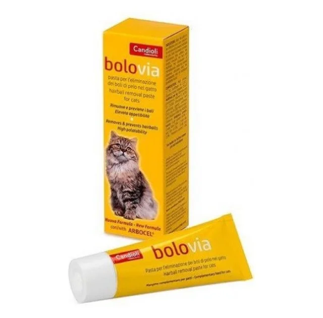 Паста Candioli Bolo Via для виведення шерсті у котів, 25 г