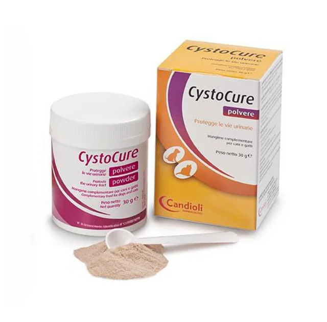 Порошок Candioli Cystocure для підтримки сечостатевої системи у собак і кішок, 30 г