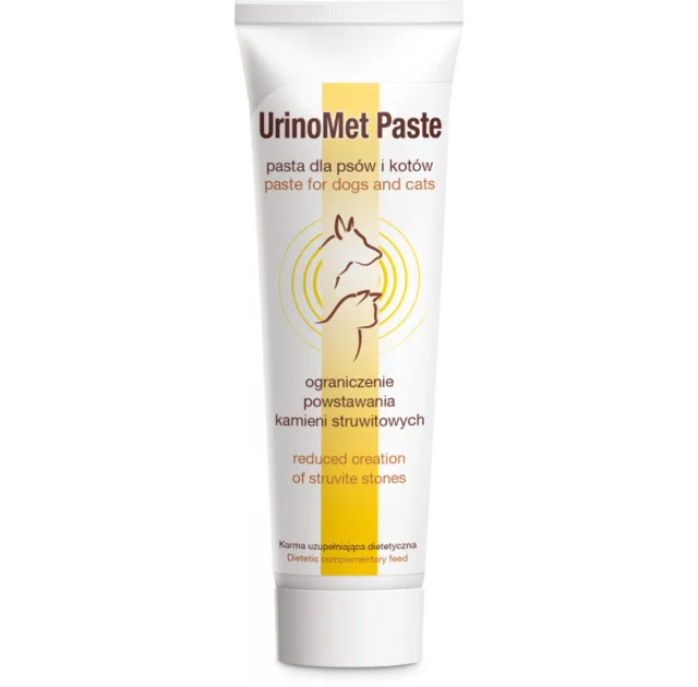 Паста Dolfos UrinoMet Paste проти сечокам'яної хвороби для котів і собак, 100 г