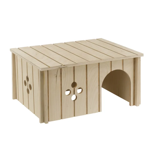 Деревянный домик Ferplast Sin 4646 Wood House Rabbit для мелких животных