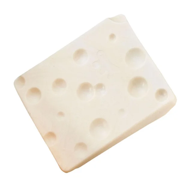 Жевательная игрушка Ferplast Goodb Tin & Nat Bag Cheese для грызунов в форме сыра