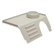 Пластиковий будиночок Ferplast Pub 3244 White Feeding Bowl зі сходами і мискою для корму