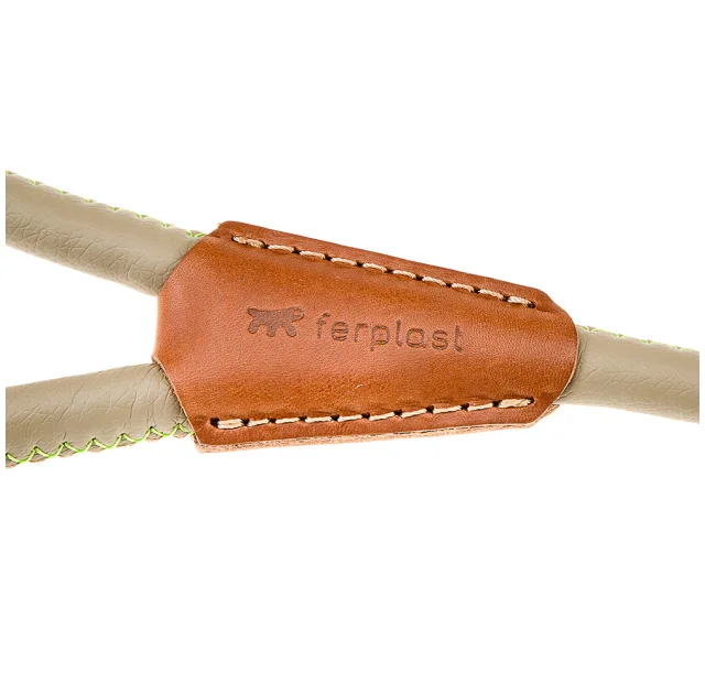 Поводок из эко-кожи Ferplast Derby G12/110 Grey для собак, 12 мм, 110 см