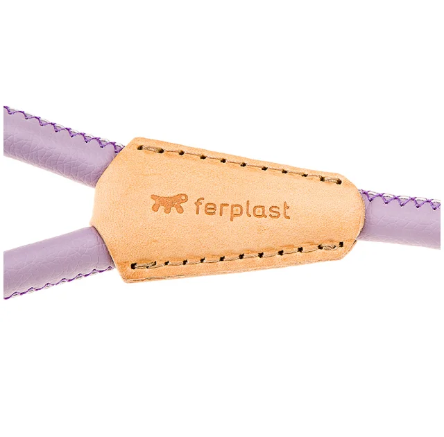 Поводок из эко-кожи Ferplast Derby G7/110 Purple для собак, 7 мм, 110 см