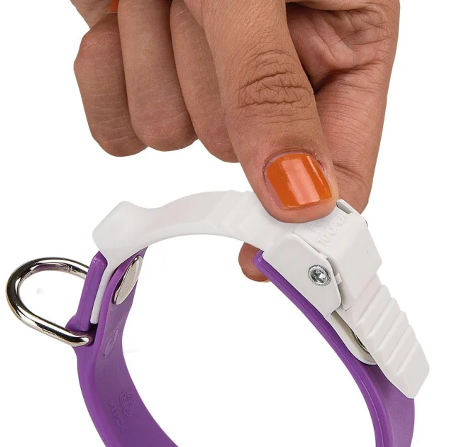 Еластичний нашийник з системою мікрорегулюванням Ferplast Ergoflex C28 / 51 Purple для собак