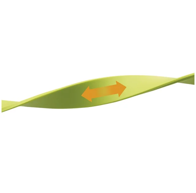 Эластичный поводок с эргономичной ручкой Ferplast Ergoflex G18/110 Green для собак, 18 мм, 110 см
