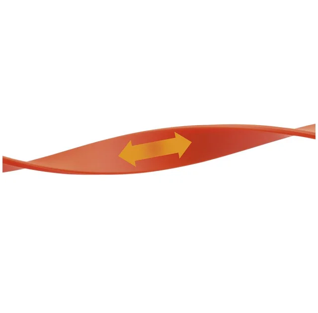 Эластичный поводок с эргономичной ручкой Ferplast Ergoflex G25/110 Orange для собак, 25 мм, 110 см