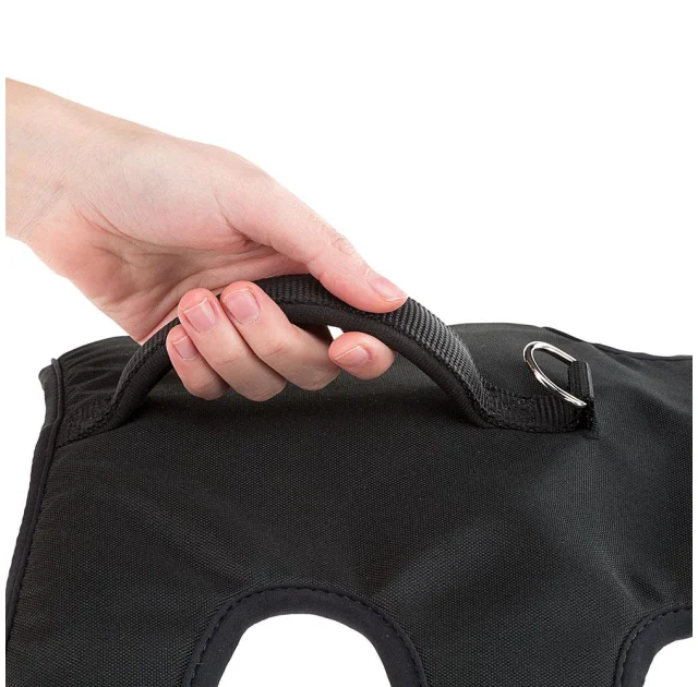 Эргономичная шлейка Ferplast Ergotrekking P M Black для собак с системой микро-регулирования