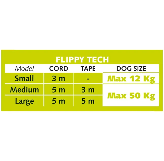 Поводок-рулетка для собак до 25 кг Ferplast Flippy Tech Cord M Purple со шнуром, фиолетовый, 5 м