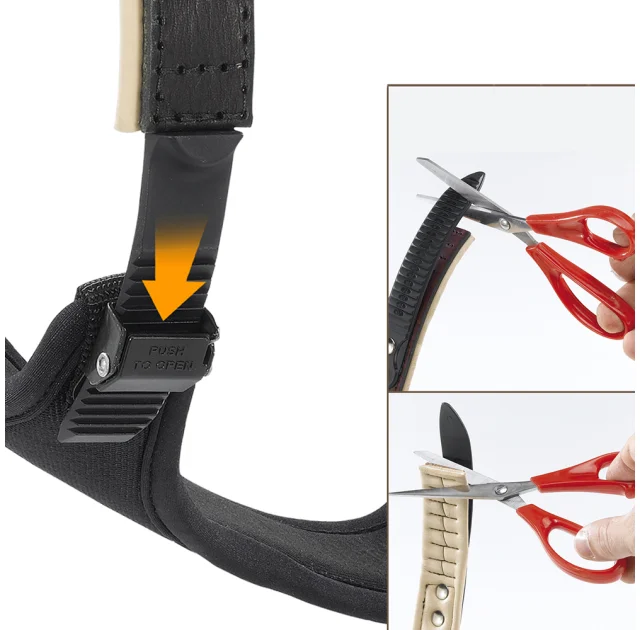 Кожаная шлейка с металлическими аппликациями, черная Giotto Luxor Black P L-XL, для собак