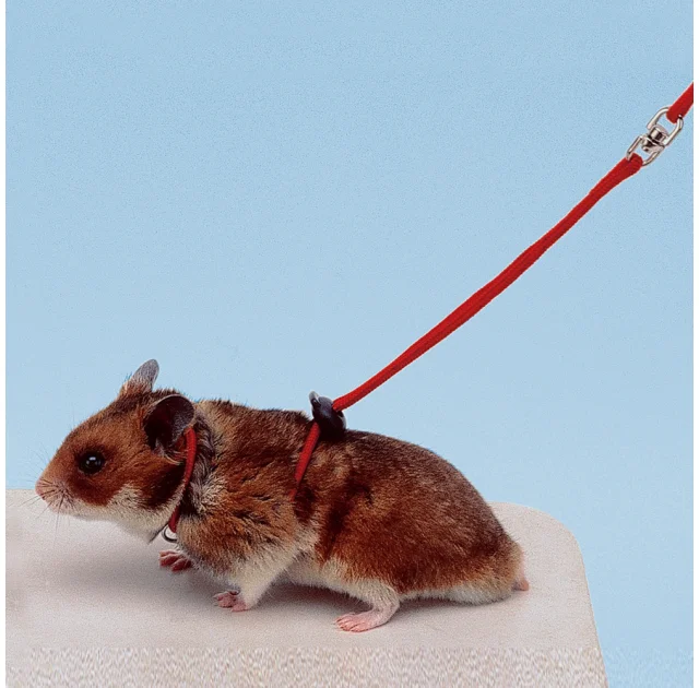 Регульована шлею Ferplast NY Ham Harness Hamster Red для хом'яків, червона