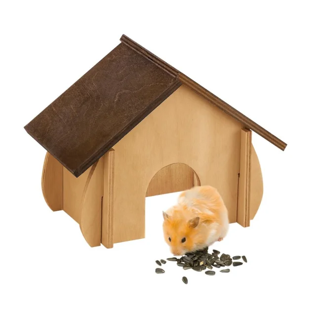 Деревянный домик Ferplast Sin 4648 Wodden House Hamster для мелких животных