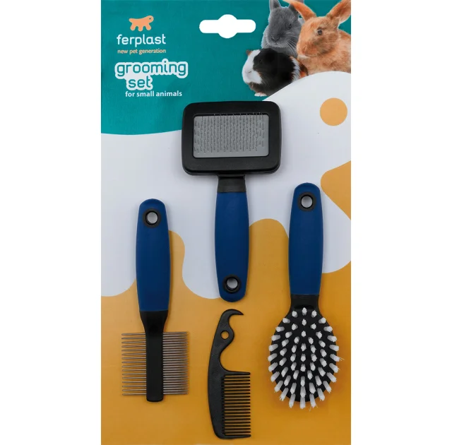 Набір Ferplast GRO 5998 Set Grooming Rod для грумінгу дрібних тварин