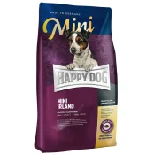 Сухой корм Happy Dog Mini Irland для взрослых собак мелких пород с проблемами кожи и шерсти, с лососем, 1 кг
