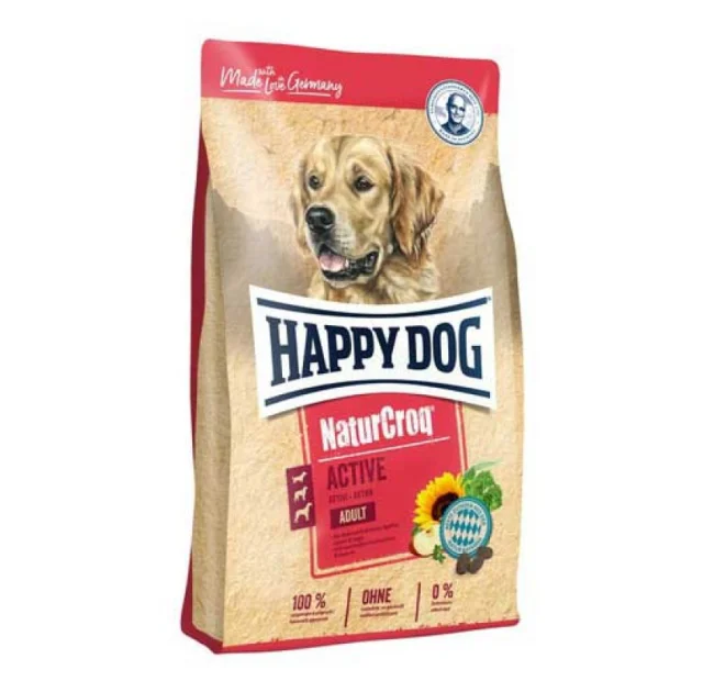 Сухой корм Happy Dog Adult NaturCroq Active для взрослых собак с повышенной потребностью в энергии, 15 кг