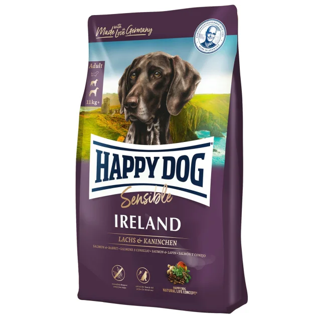 Сухой корм Happy Dog Supreme Sensible Ireland для взрослых собак от 11 кг с проблемами кожи и шерсти, 12.5 кг
