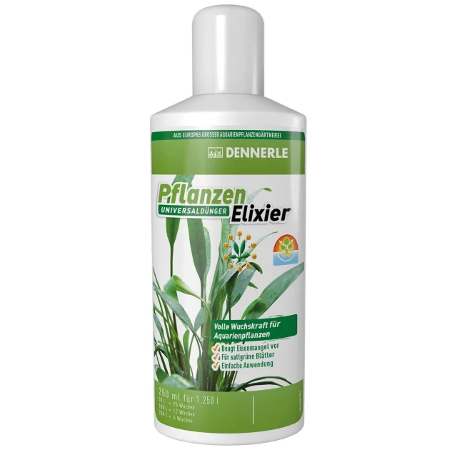Універсальне добриво Dennerle Plant Elixir для всіх акваріумних рослин, 250 мл