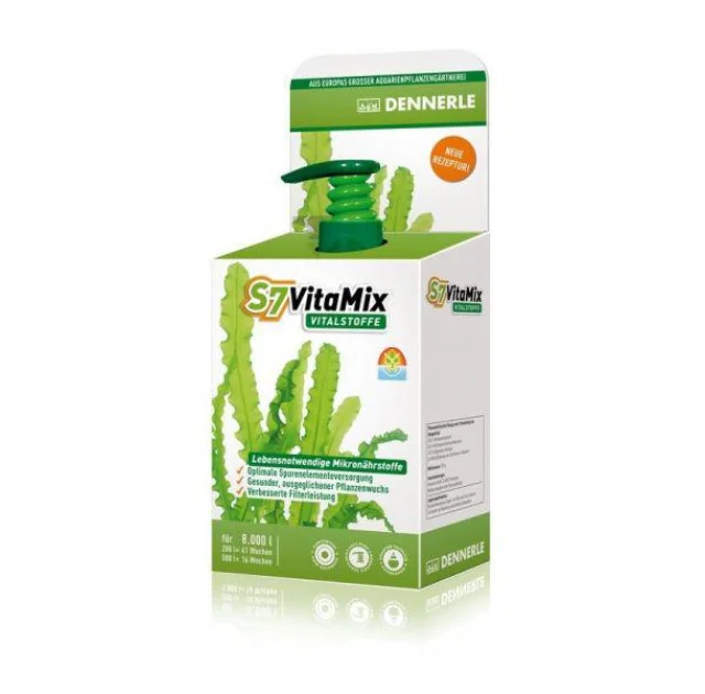 Комплекс важных мультивитаминов и микроэлементов Dennerle S7 VitaMix для аквариумных растений, 250 мл