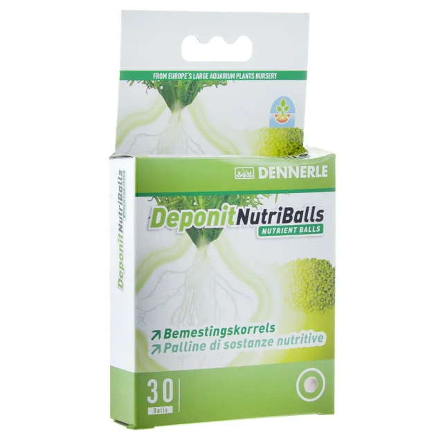 Корневое удобрение в виде шариков Dennerle Deponit NutriBalls для аквариумных растений, 30 шт.