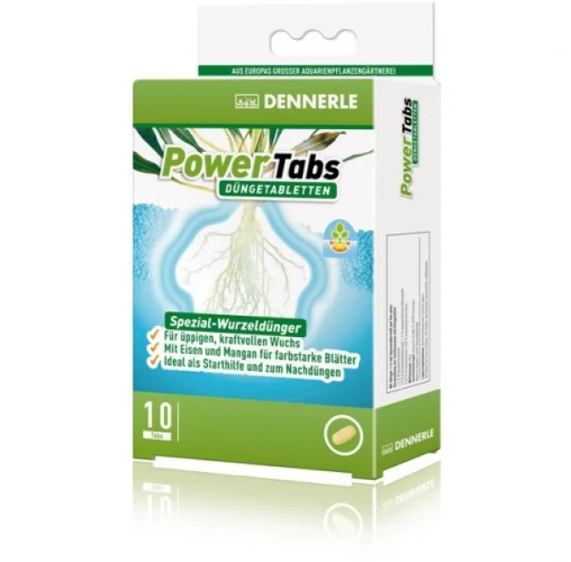 Специальное корневое удобрение Dennerle Power Tabs для любых аквариумных растений, 10 шт