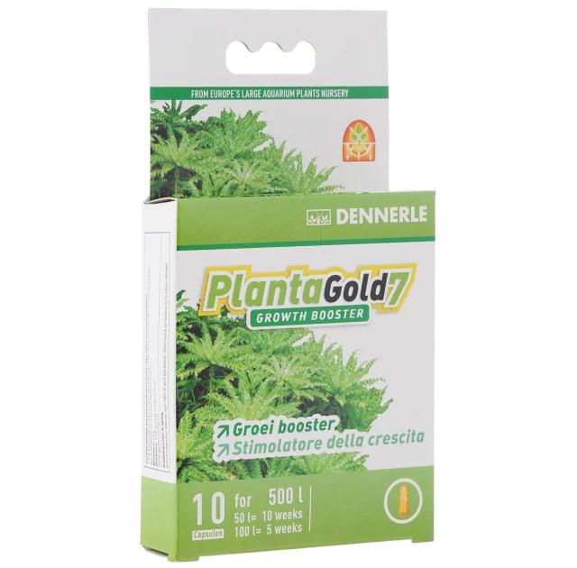 Стимулятор роста Dennerle PlantaGold 7 для всех аквариумных растений в капсулах, 10 шт.