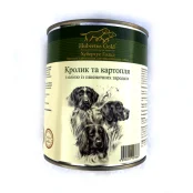 Влажный корм Hubertus Gold для собак, кролик и картошка, 800 г